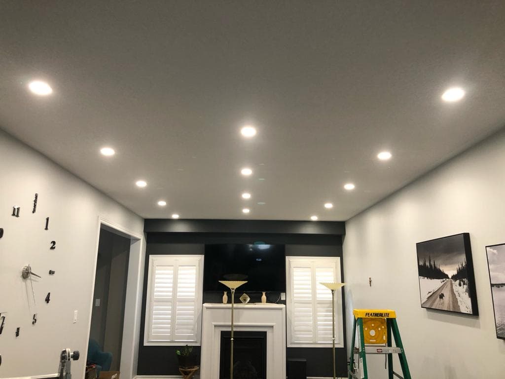 LED light installation